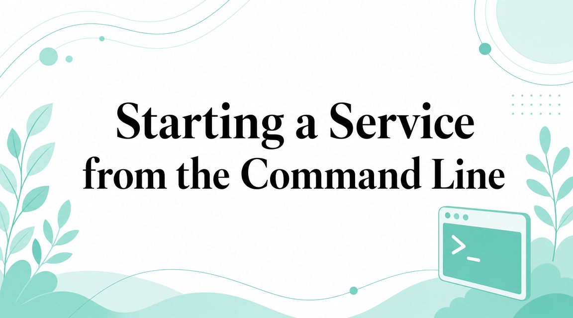 Starting a Service from the Command Line