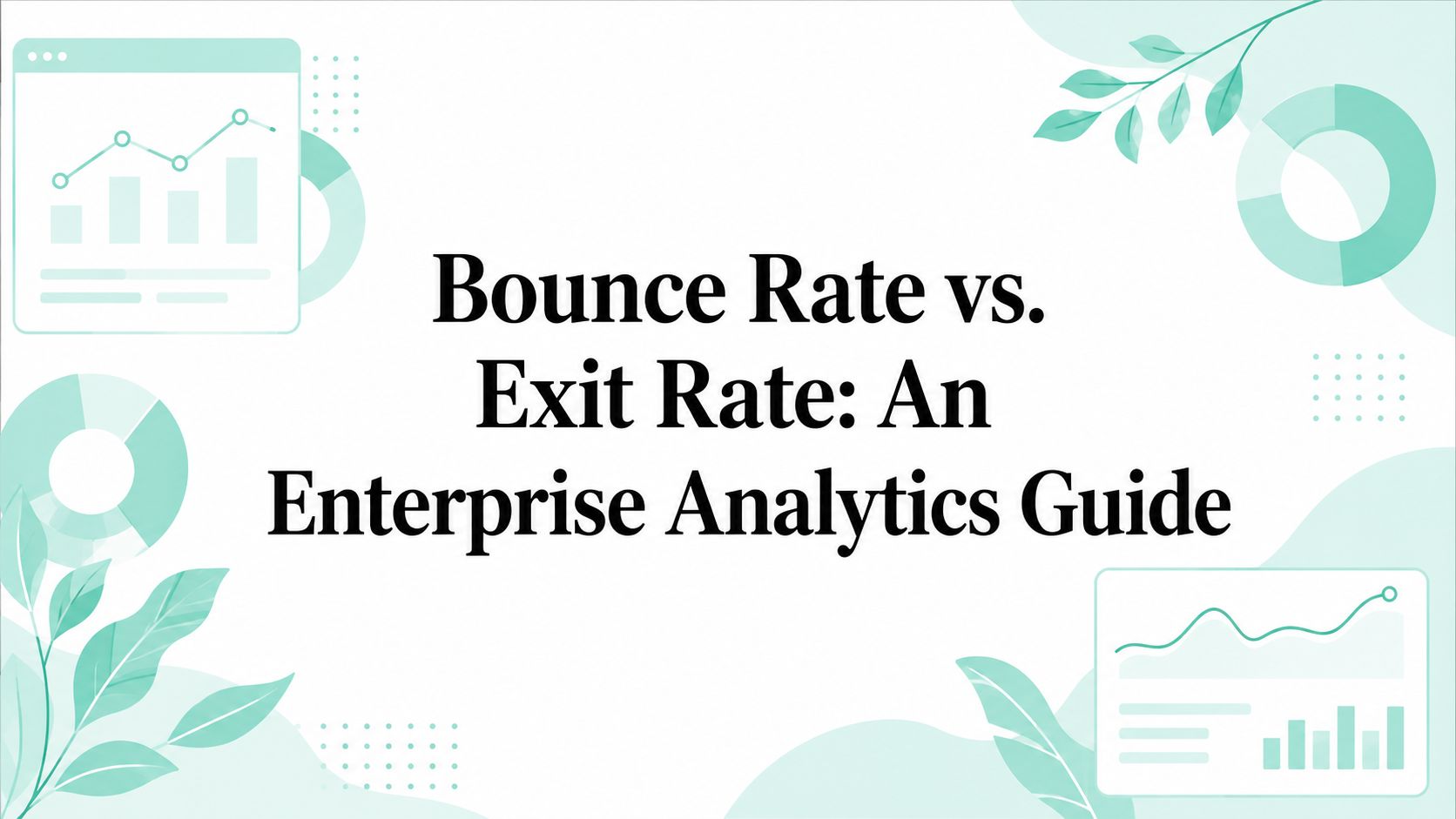 Bounce Rate vs. Exit Rate: An Enterprise Analytics Guide