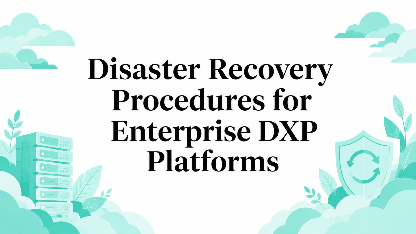 Disaster Recovery Procedures for Enterprise DXP Platforms