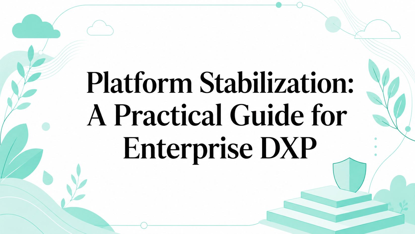 Platform Stabilization: A Practical Guide for Enterprise DXP