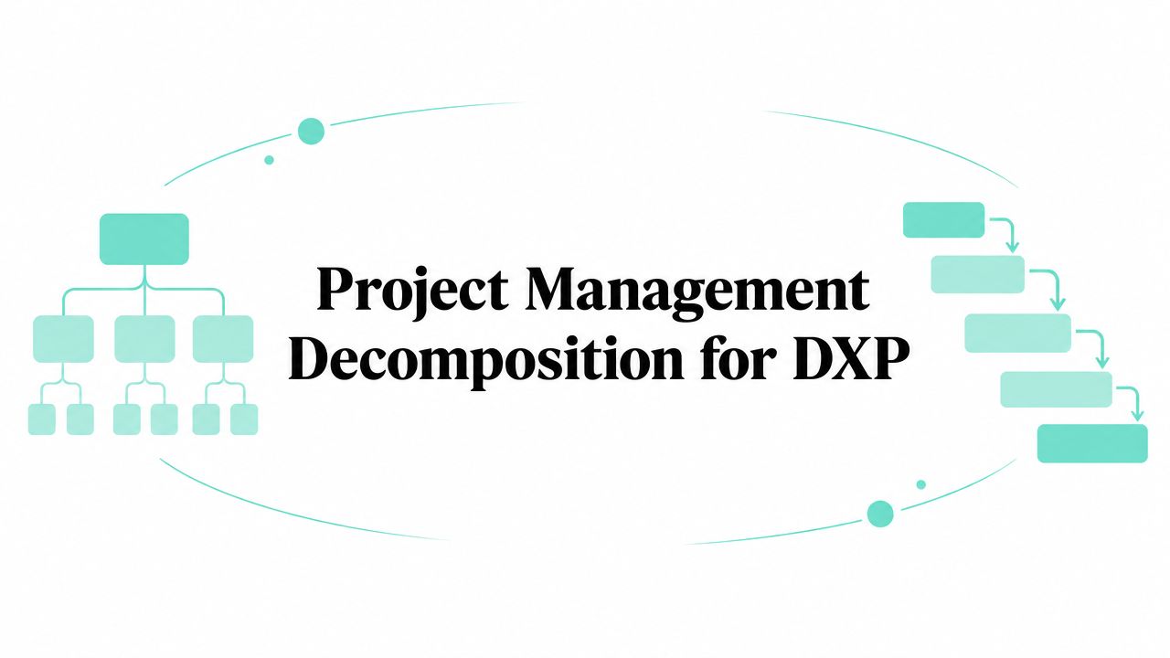 Project Management Decomposition for DXP