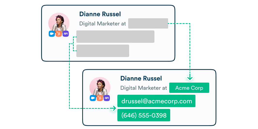 LeadiQ CRM Enrichment and API