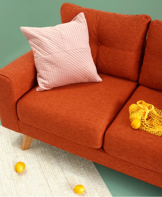 Coral sofa
