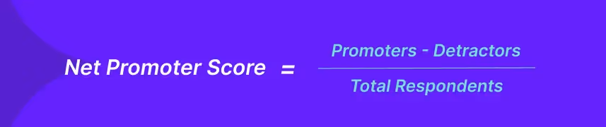 NPS formula, Net Promoter Score formula - basic calculation