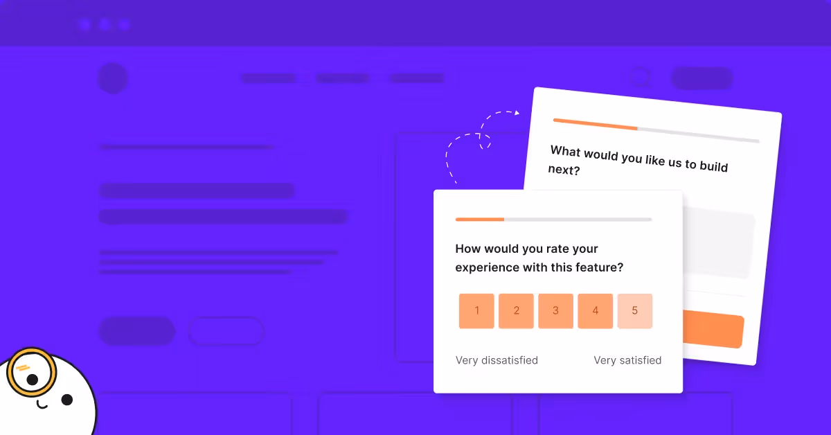 in-product survey