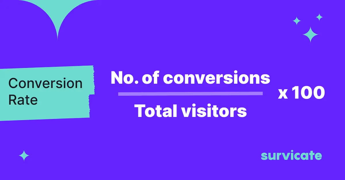 conversion rate formula
