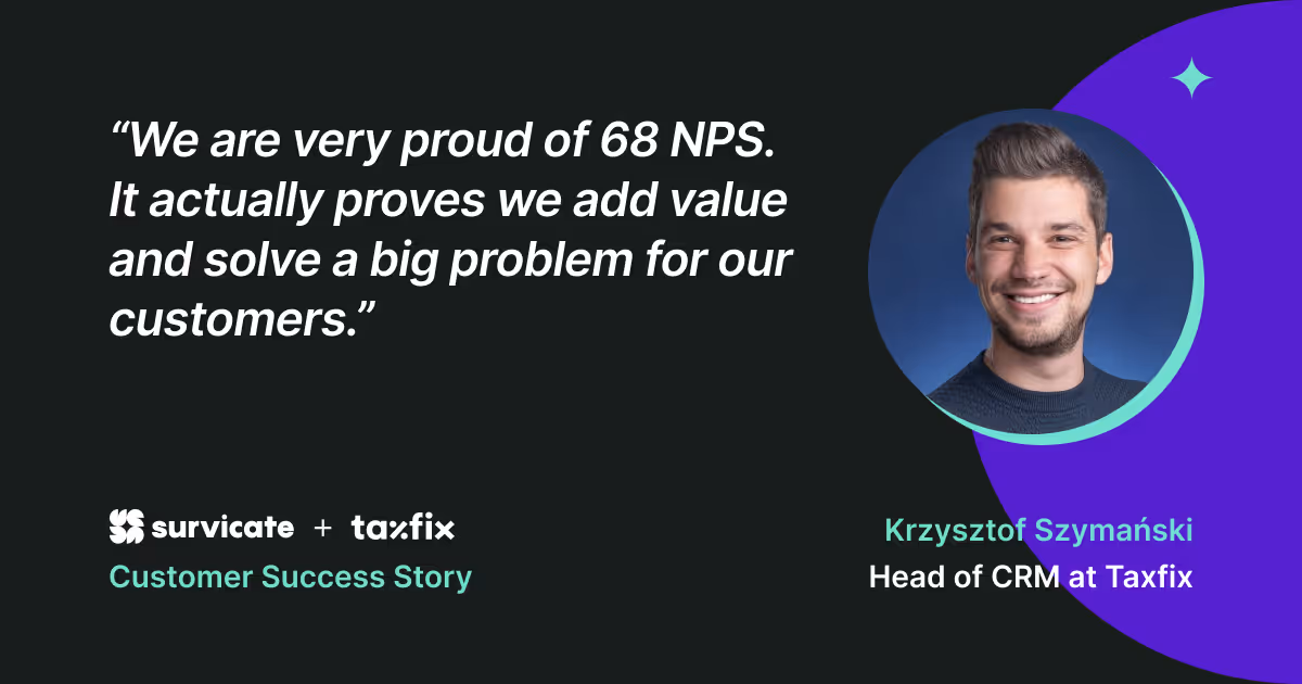 Taxfix's user retention success story banner