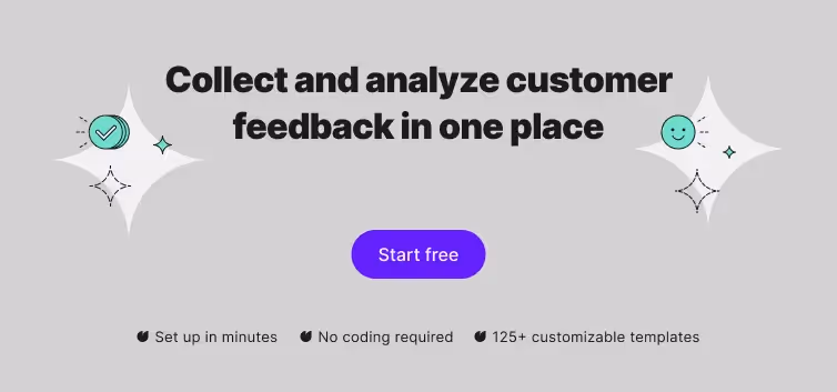 Customer service NPS CTA banner