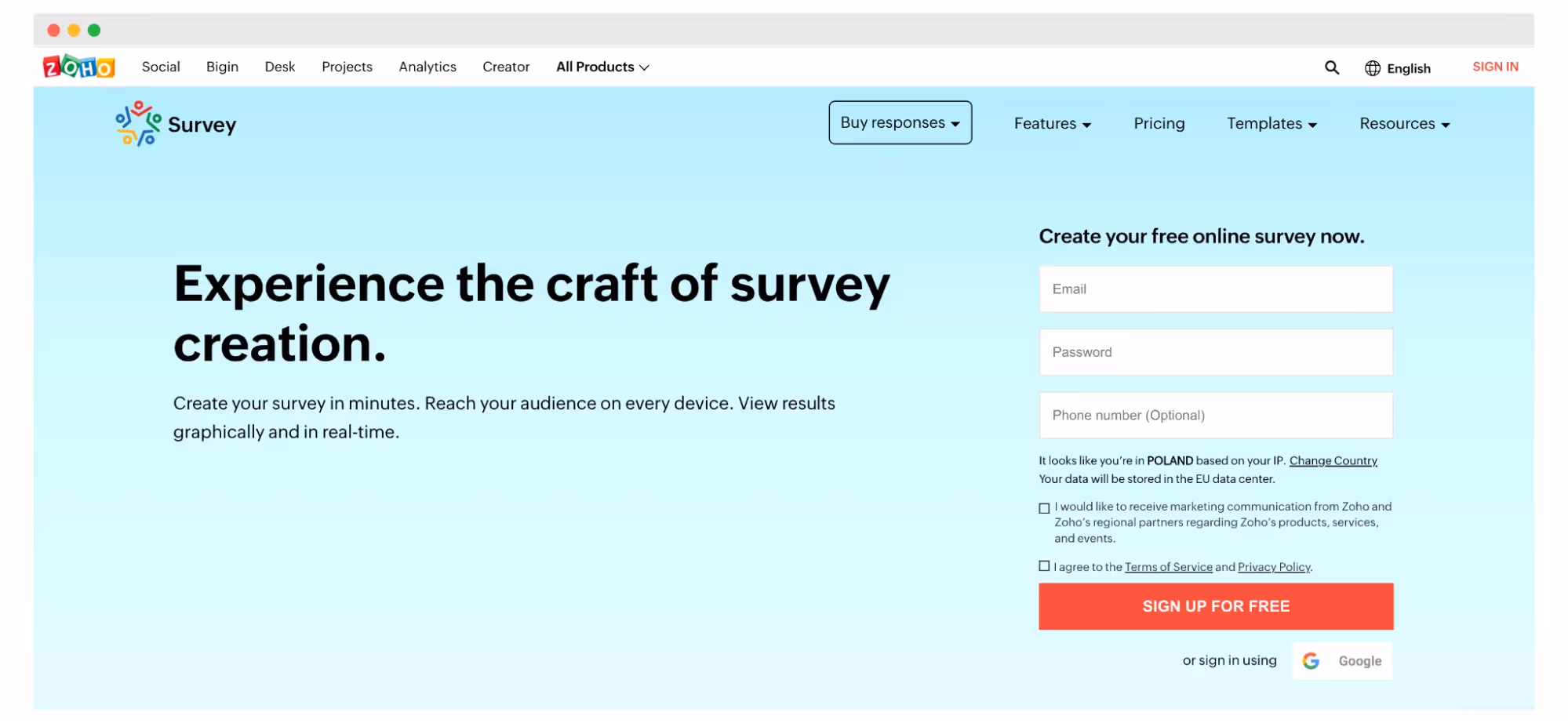 CSAT tools for Salesforce - Zoho Survey
