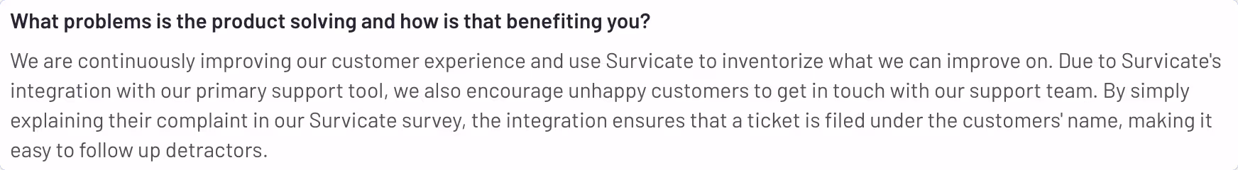 Customer Service Tools - Survicate review