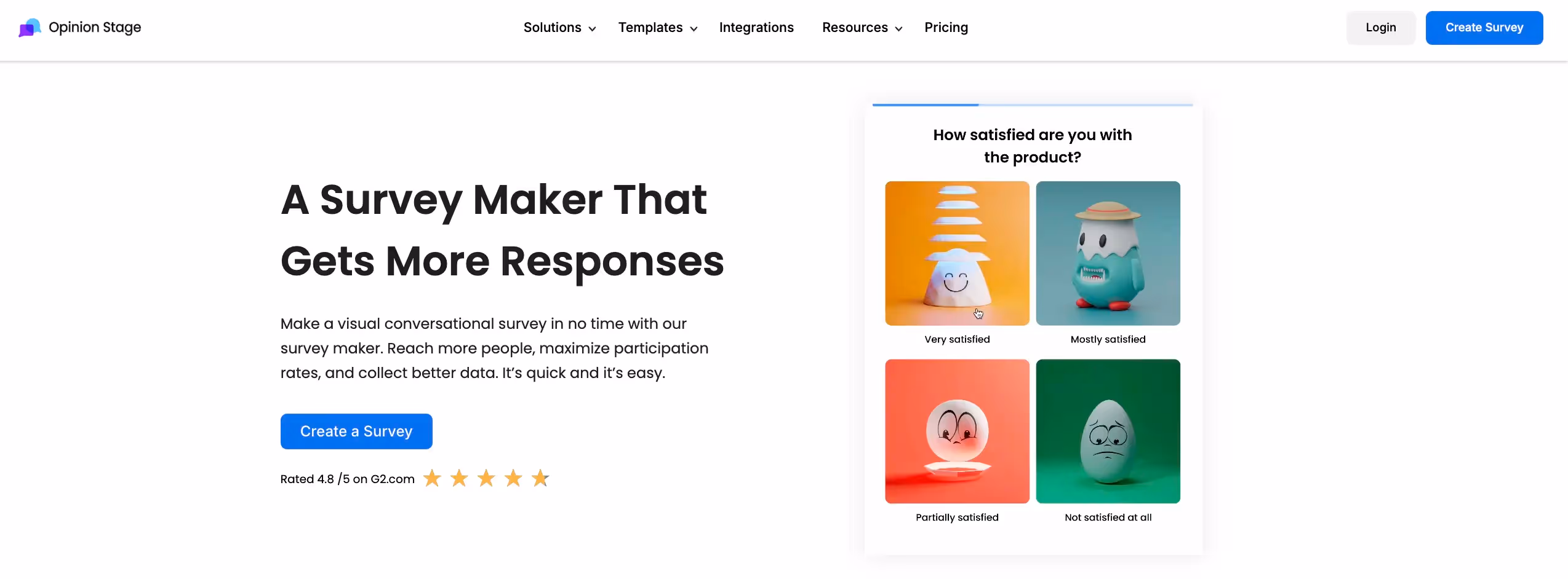 Opinion Stage - #4 SurveyMonkey alternative for business usage.