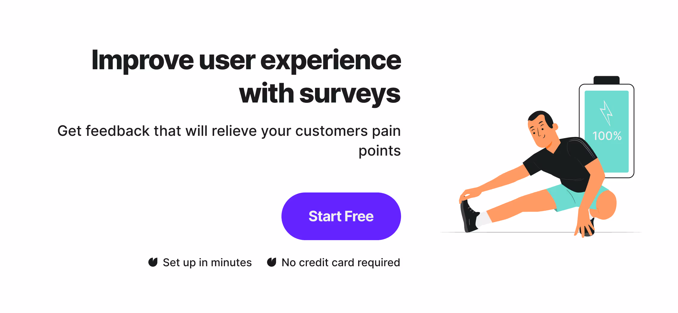 Improve customer experience with Survicate's microsurveys.