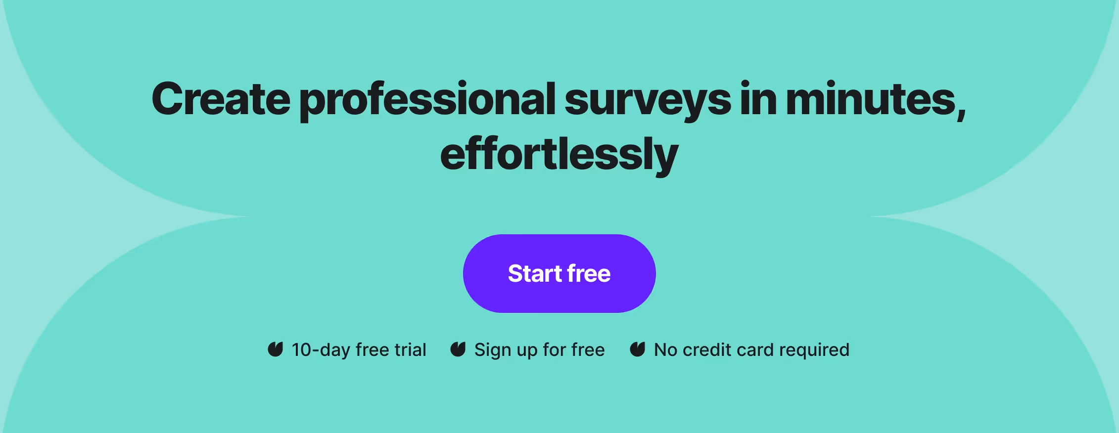 Create professional surveys in minutes, effortlessly with Survicate.