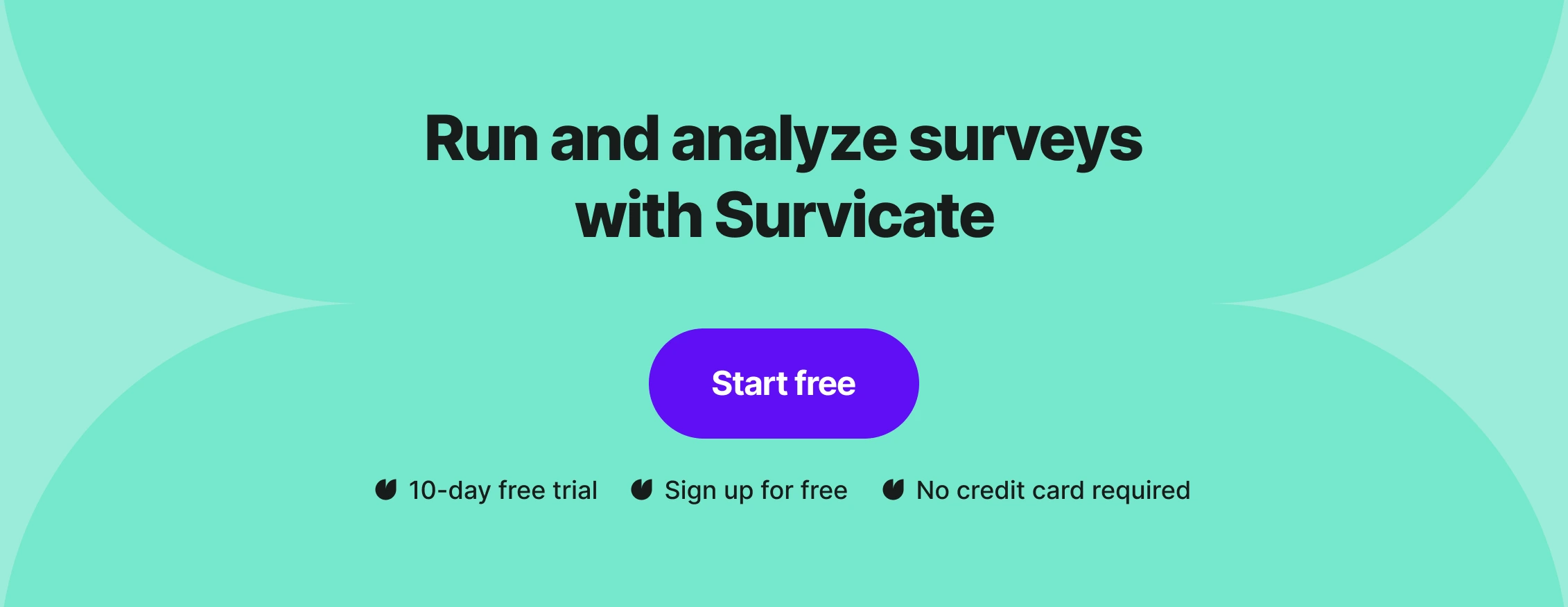 Run and analyze surveys with Survicate.