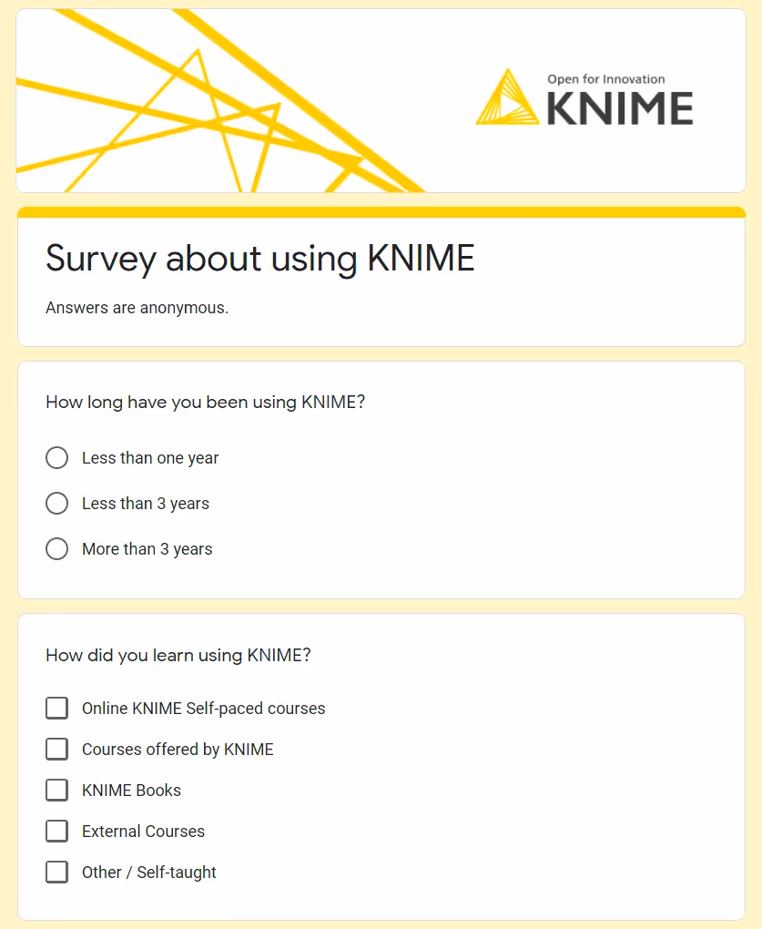 Wordpress Survey Tools - Google Forms