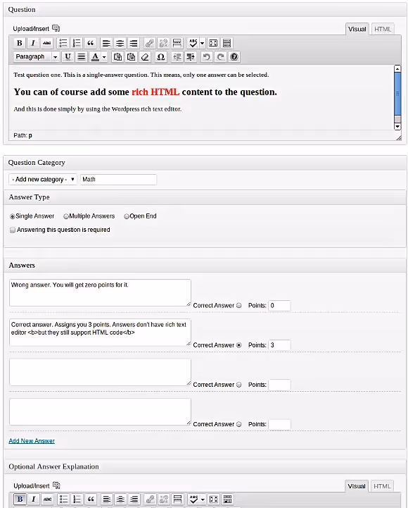 Wordpress Survey Tools - WatuQuiz