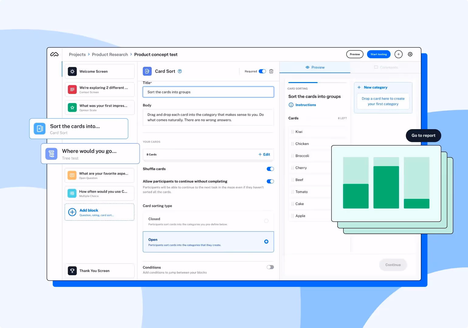 Message testing tools - Maze