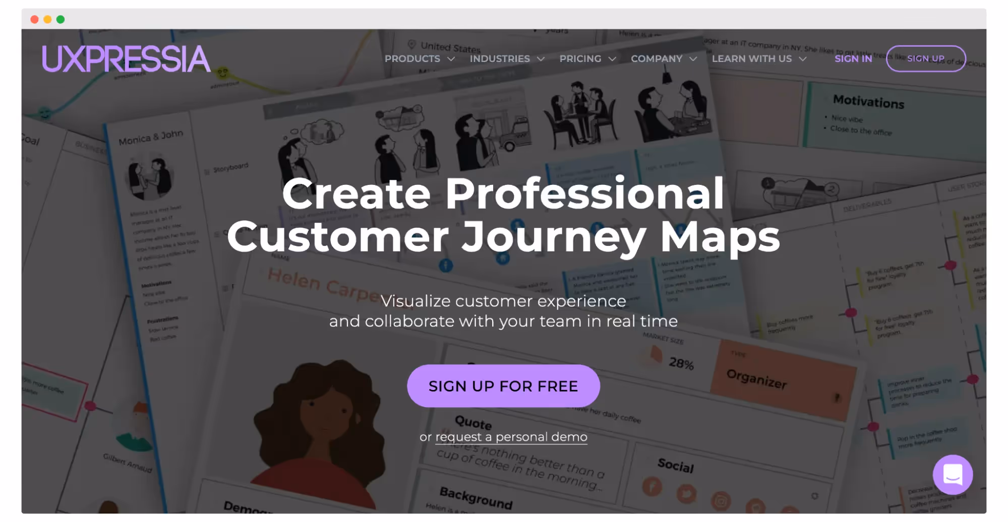 Customer Journey Mapping tools - Uxpressia