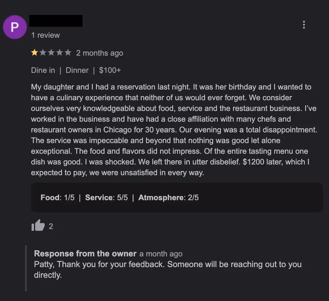 detailed negative review