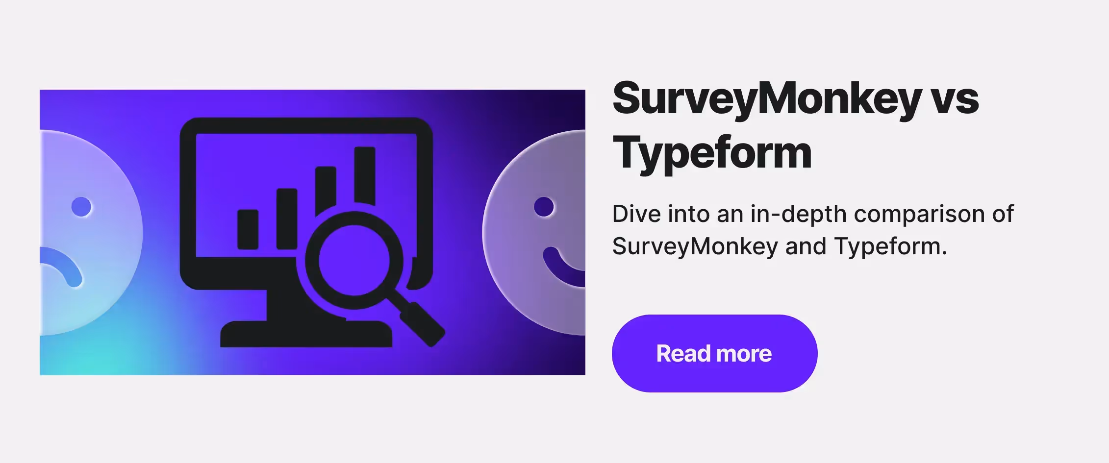 SurveyMonkey vs Typeform article banner.
