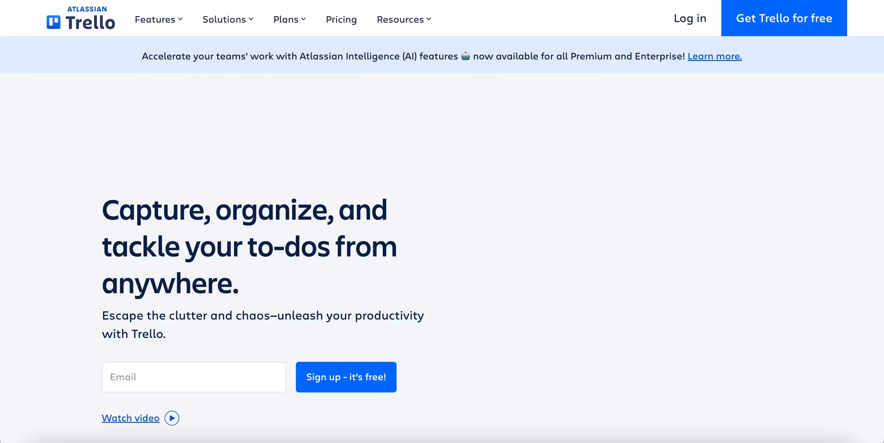 Trello: for updating your projects in real time