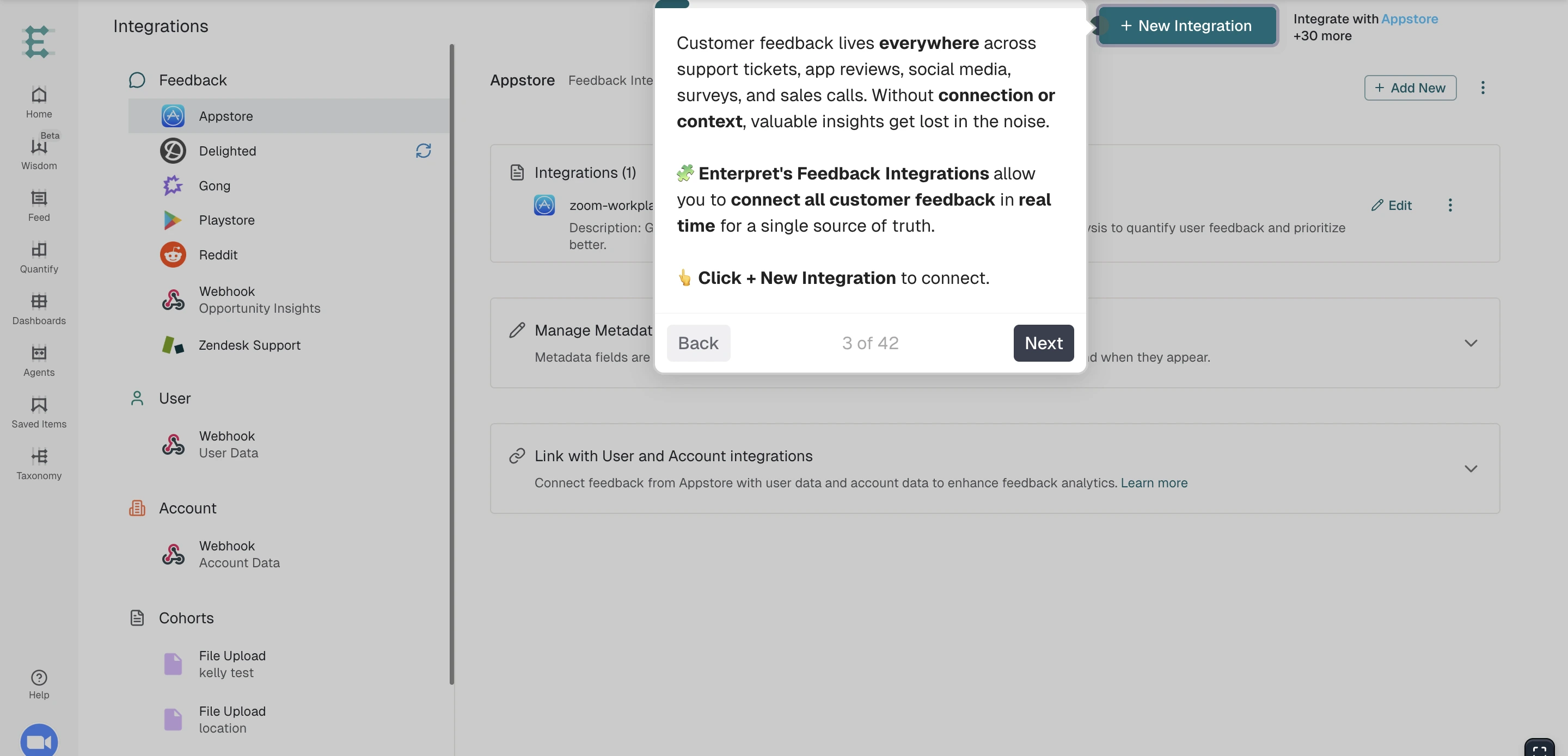 Centralizing customer feedback in Enterpret