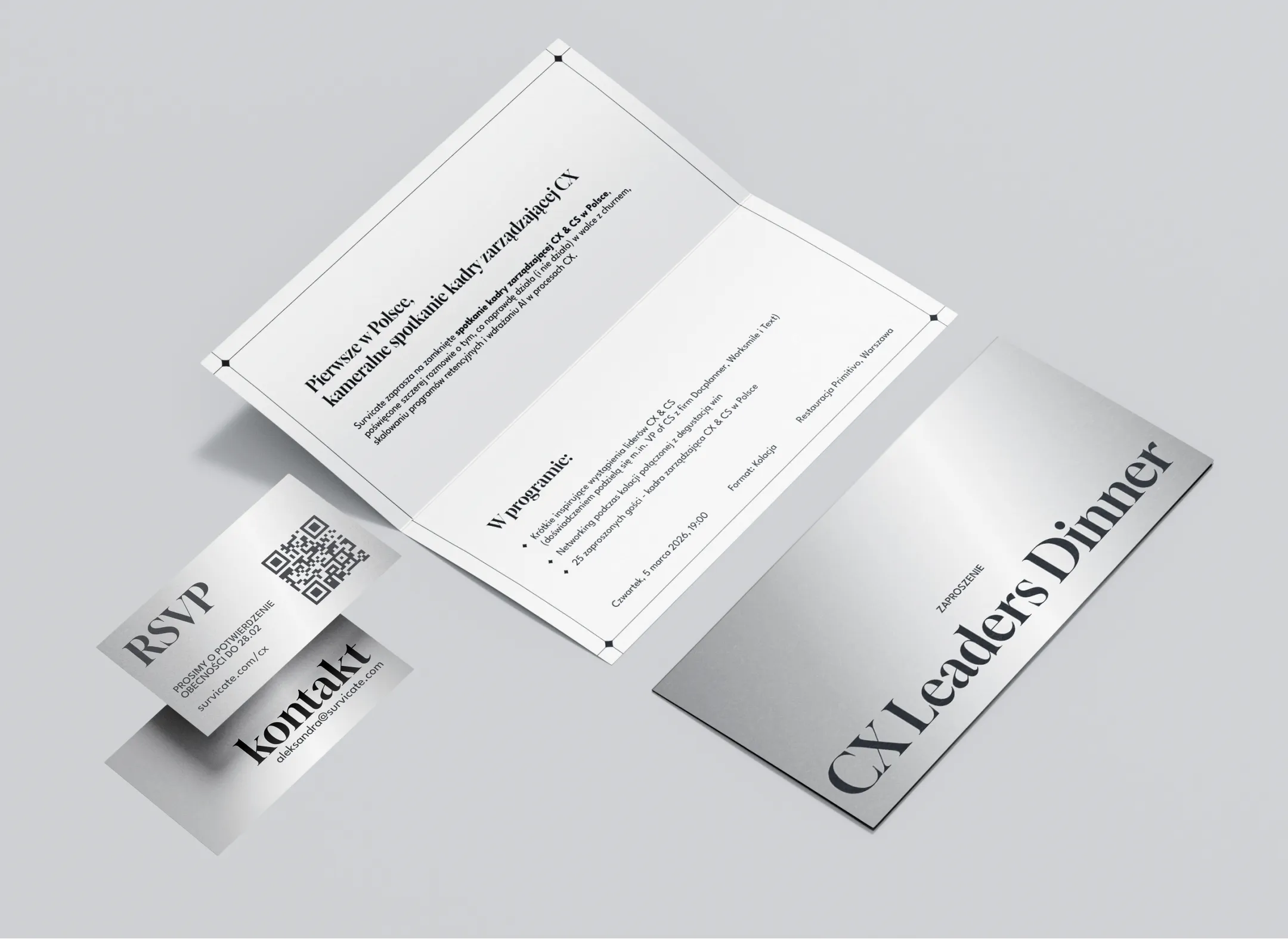 RSVP for a CX dinner organized by Survicate.