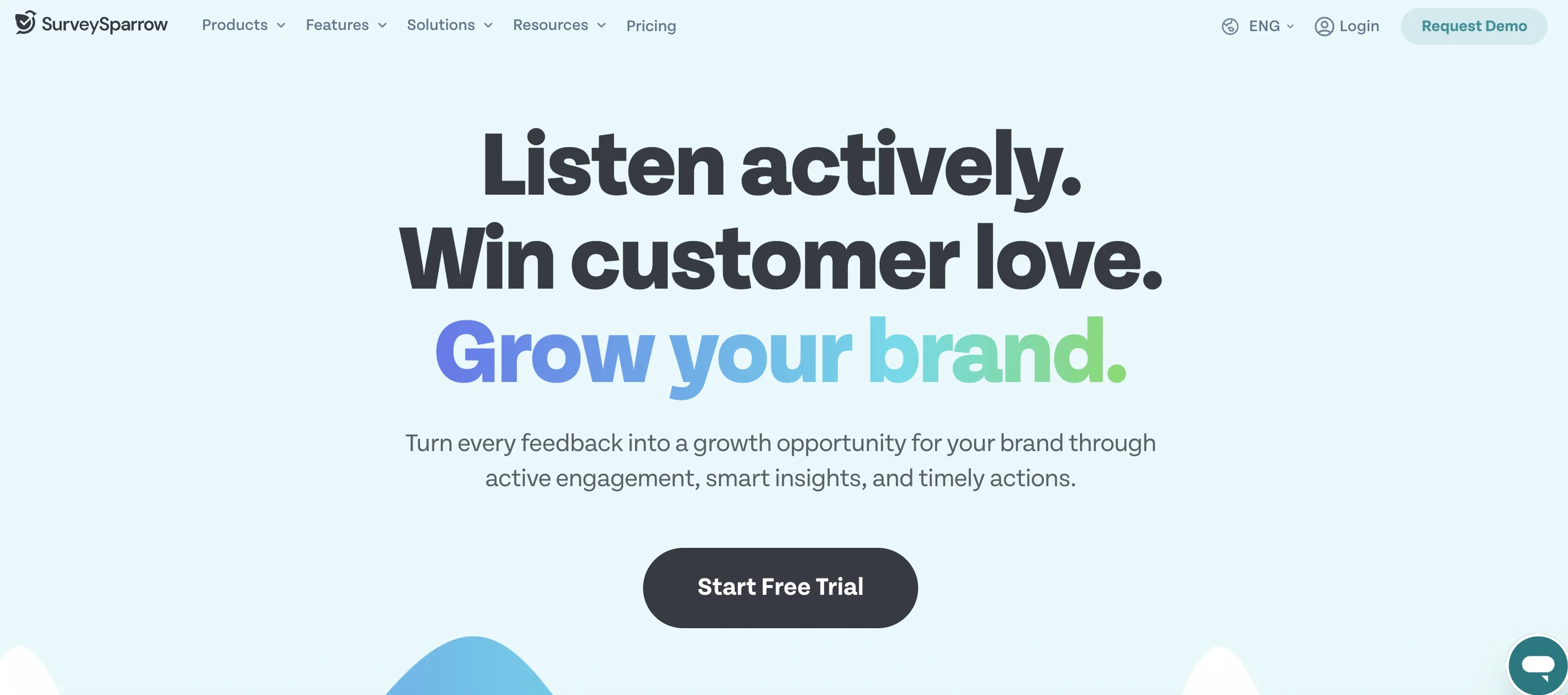 SurveySparrow is an experience management platform