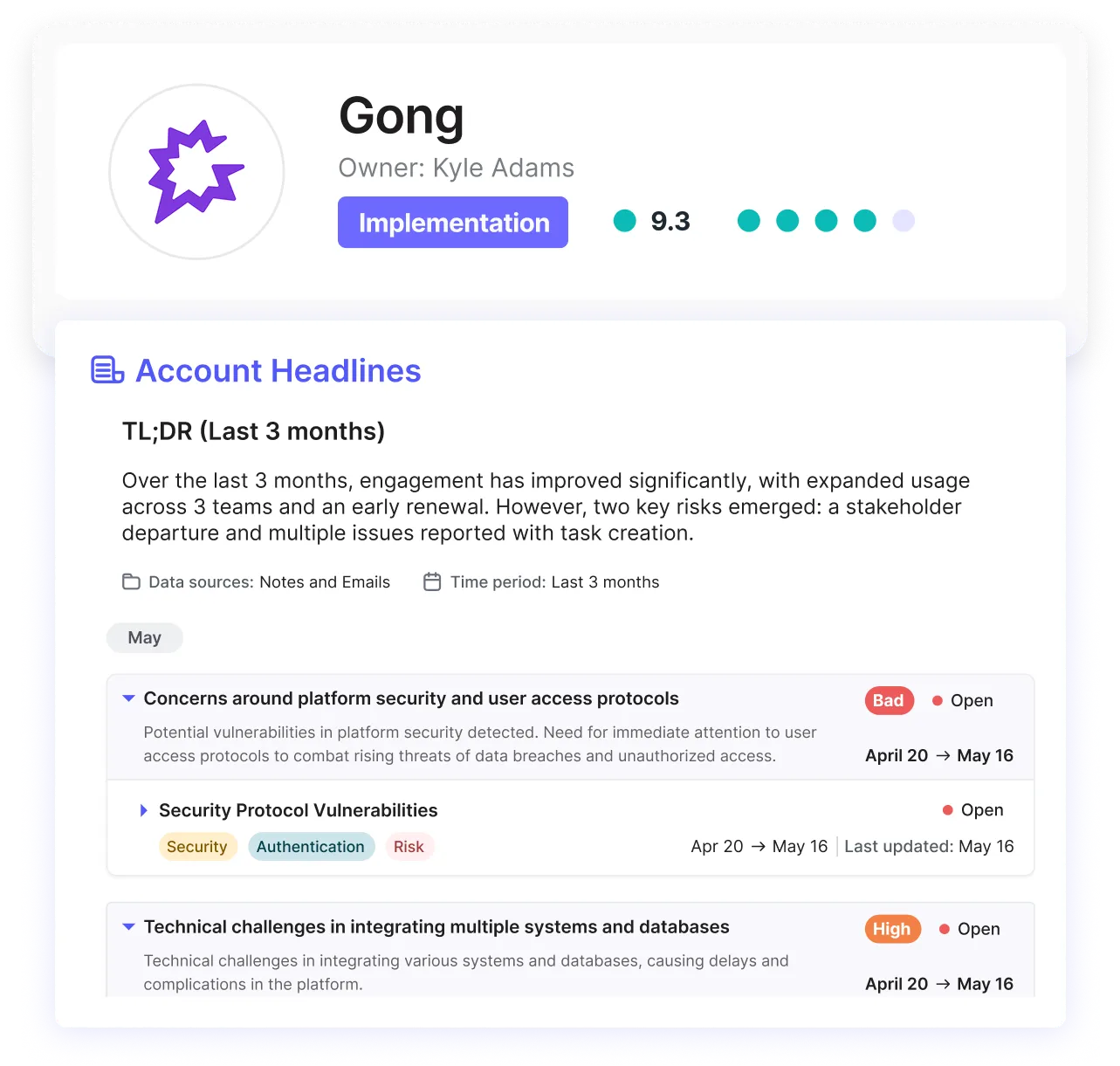 Velaris entity 360 view with board and list view