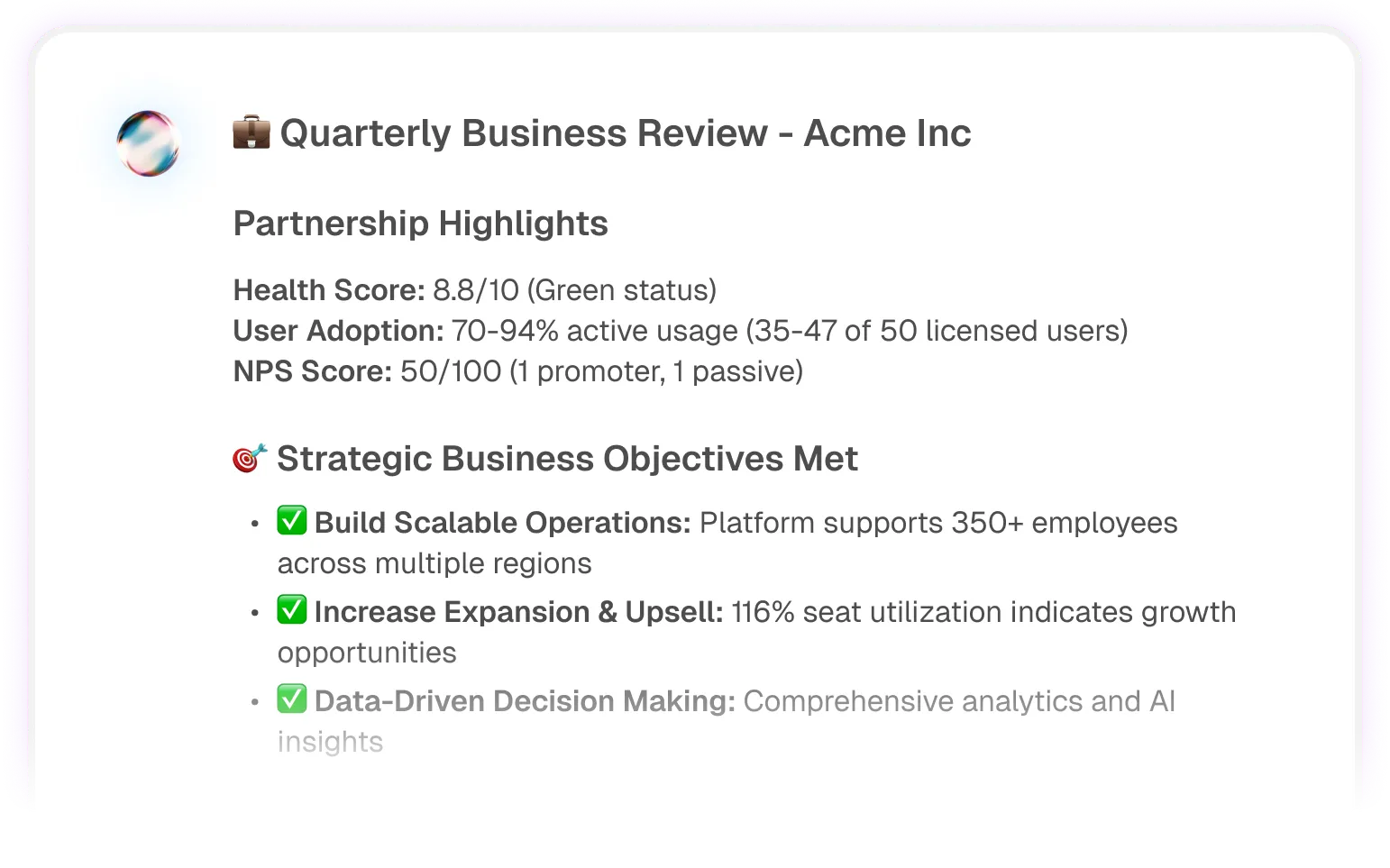Velaris automations shown in scenario