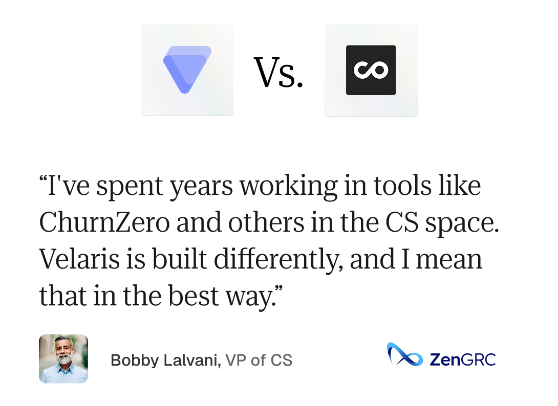 Velaris platform in list view with hovering dashboards