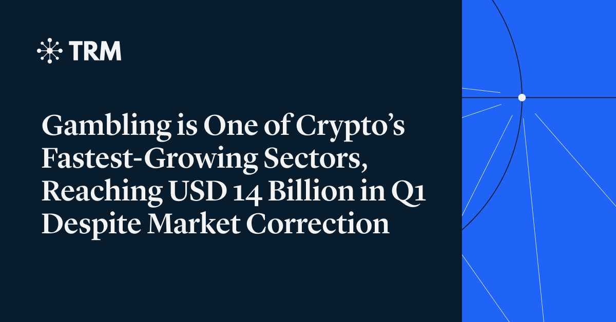 Gambling is One of Crypto's Fastest-growing Sectors, Reaching USD 14 Billion in Q1 Despite Market Correction
