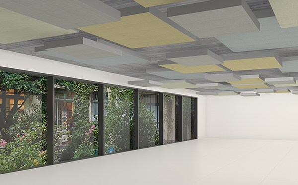 Akustiksegel, Akustik Deckensegel