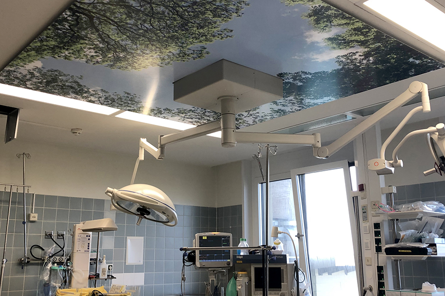 Metalsublimationsbild im Krankenhaus