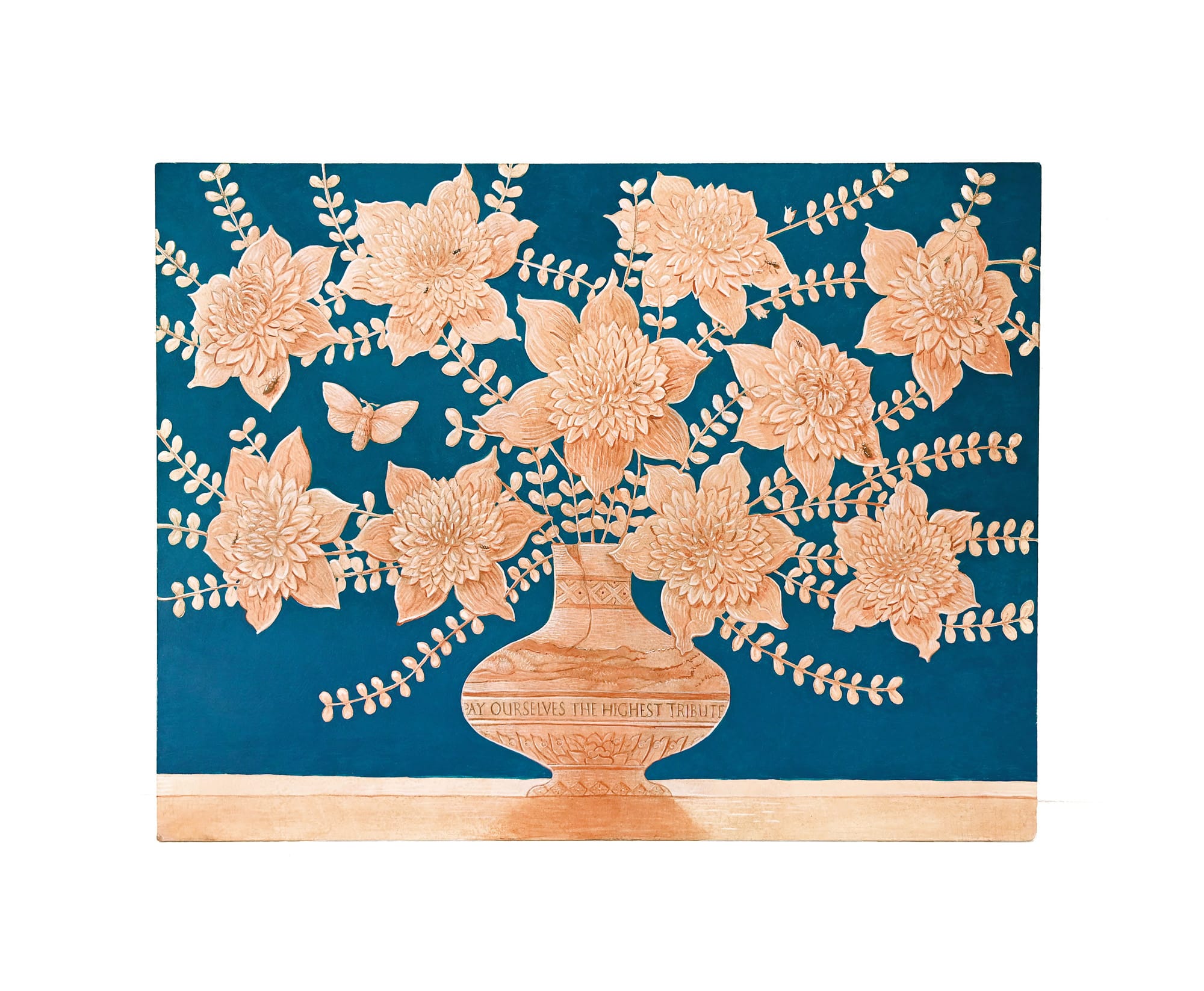 E.E. Kono, Highest Tribute (2025), 12 in x 16 in.