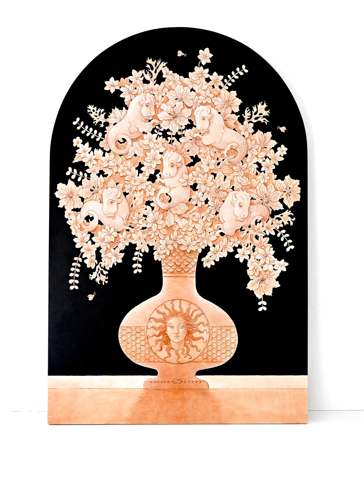 E.E. Kono, American Cherubim Eos (2025), 36 in x 24 in.