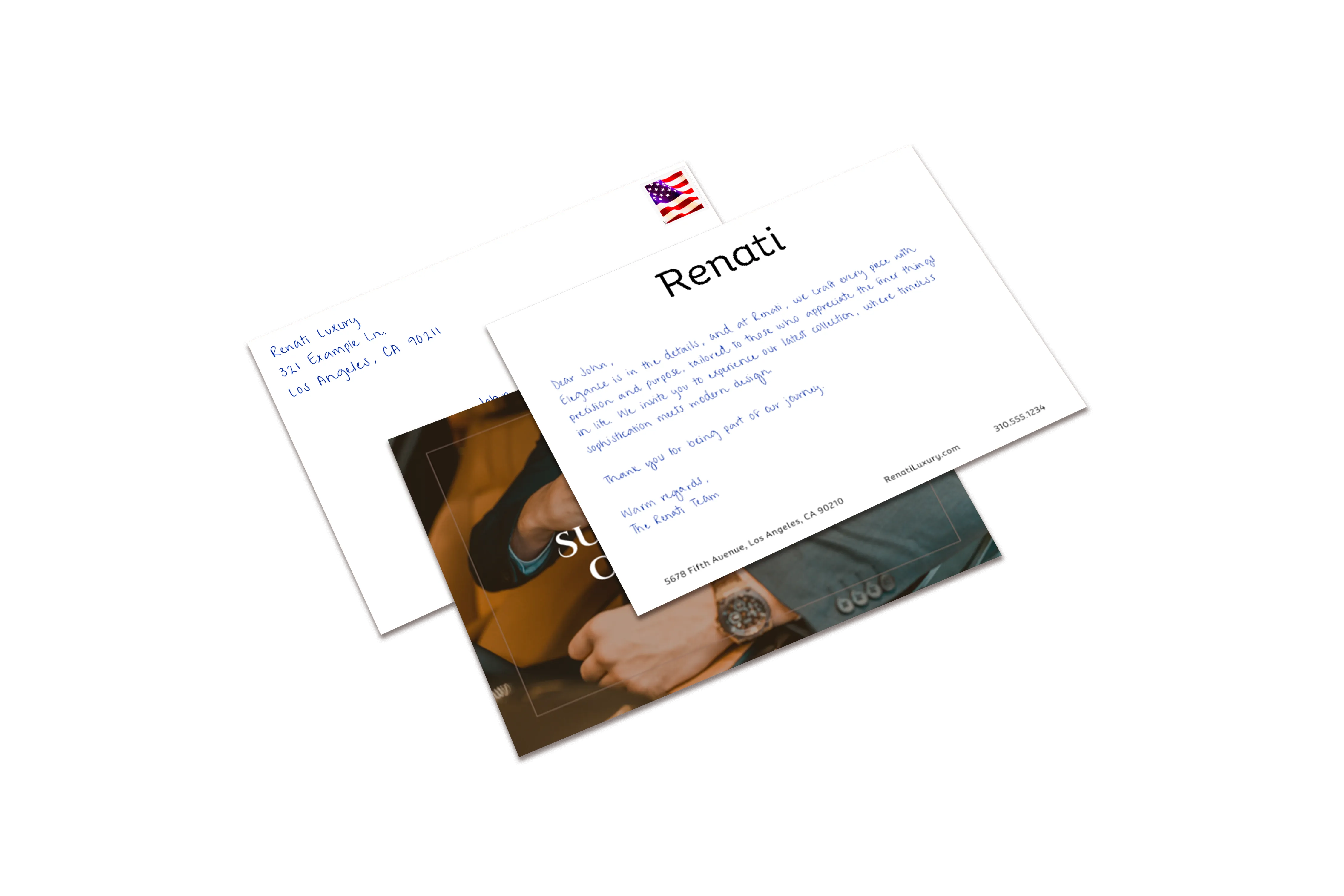 Renati Handwritten Card and Envelope