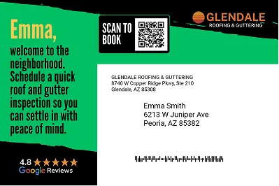 An example of a 4x6 printed postcard.