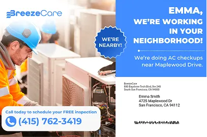 An example of a 4x6 printed postcard.