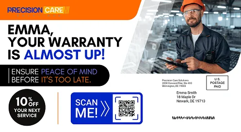 An example of a 4x6 printed postcard.