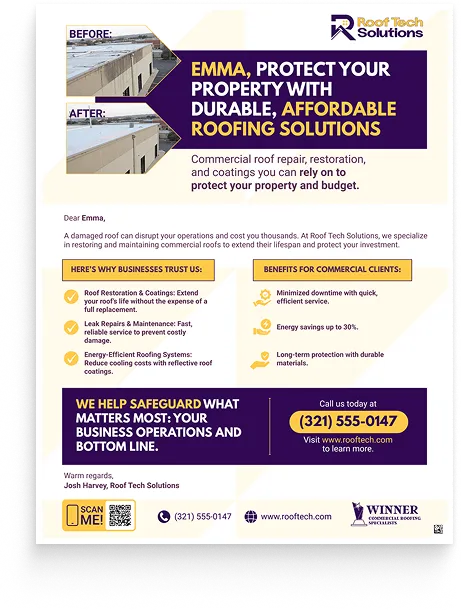 An example of a 4x6 printed postcard.