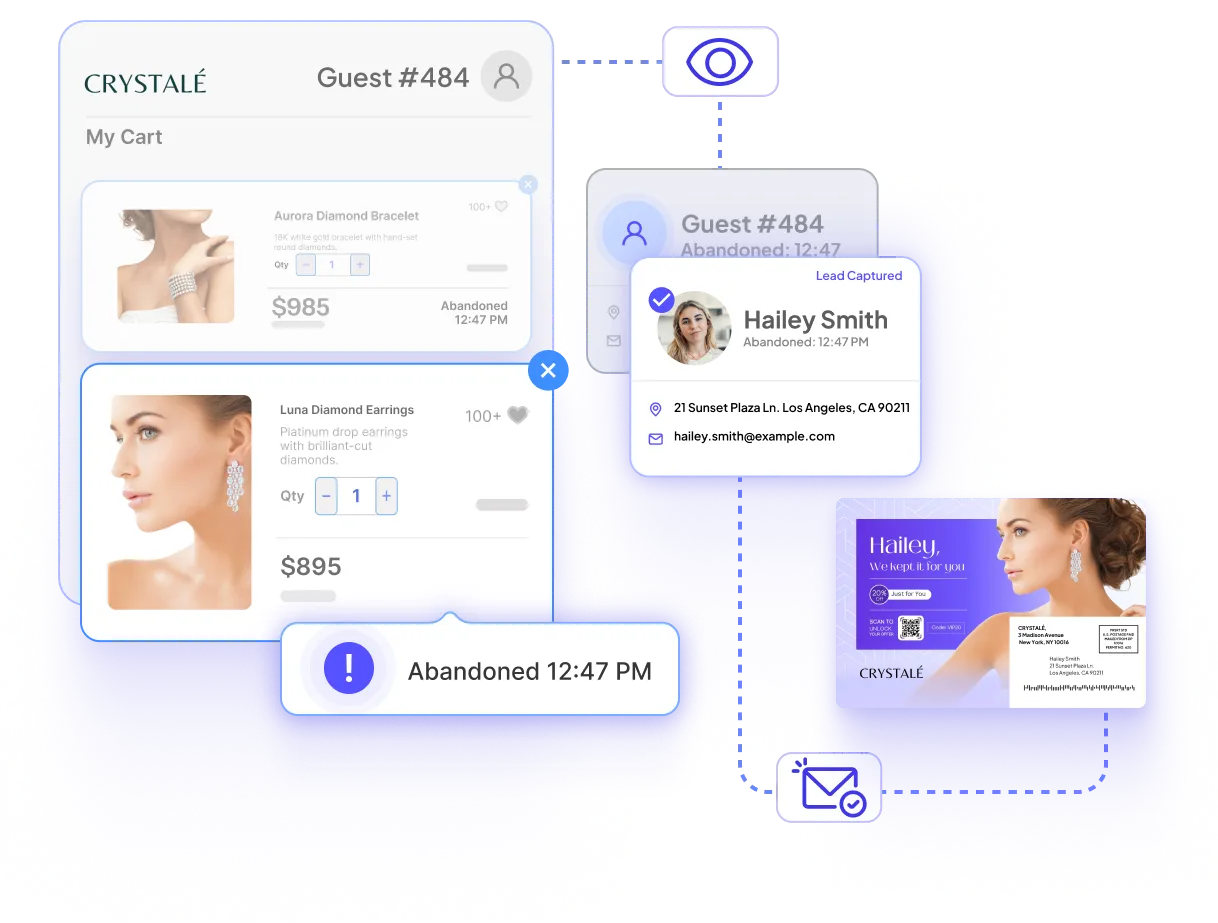 Illustration of LettrLabs' lead generation solutions for home services, featuring personalized outreach strategies designed to boost engagement and drive higher conversion rates.