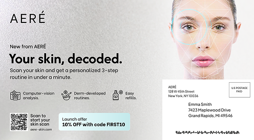 An example of a 4x6 printed postcard.