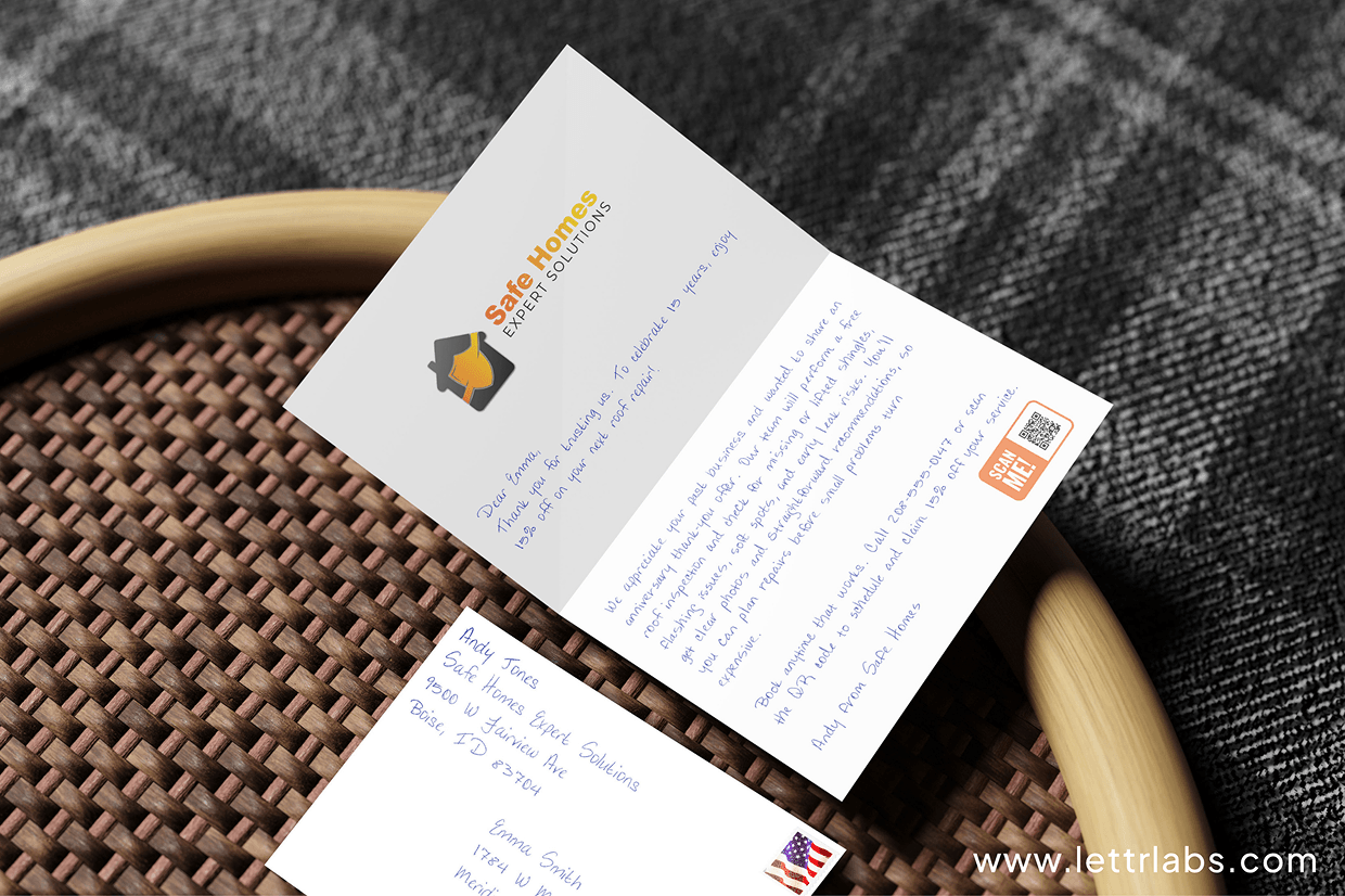 Handwritten Bi-Fold Card