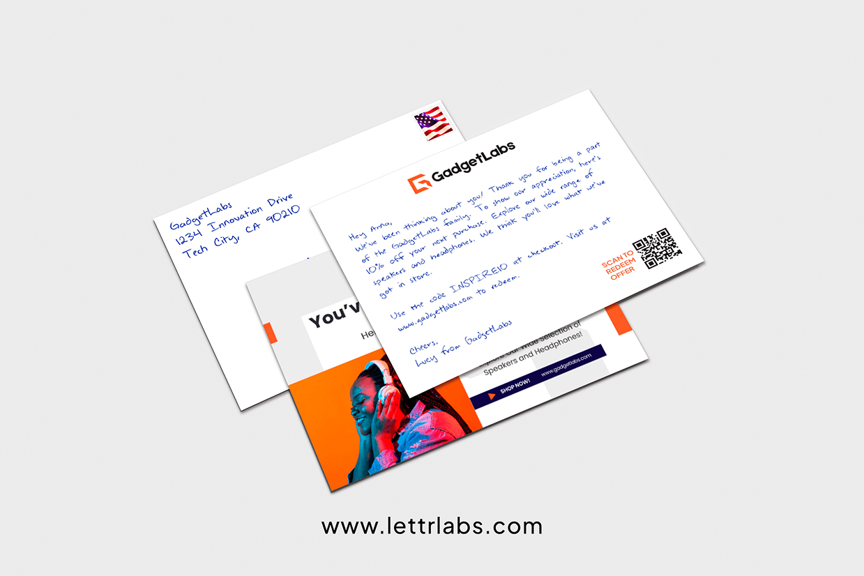 Ecommerce Handwritten Card
