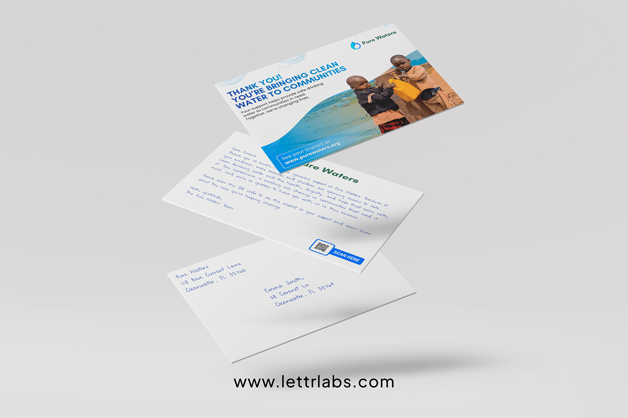 Nonprofit Thank You Card