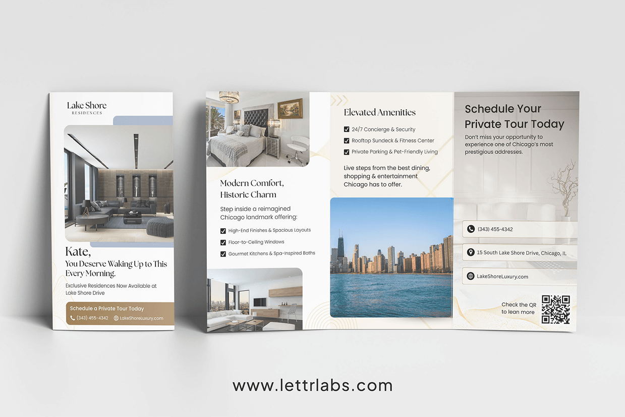 Real Estate Tri-Fold Postcard