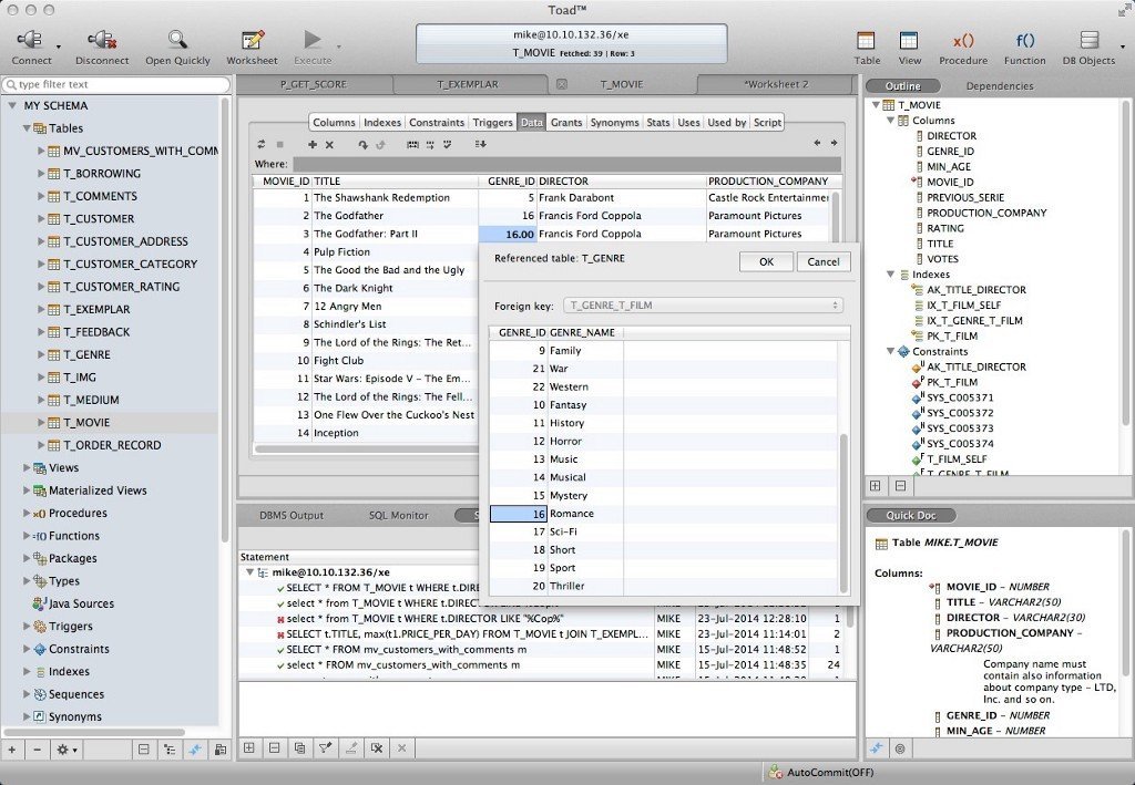 Toad DB Client