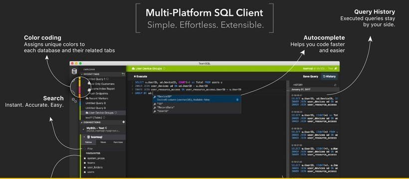 Team SQL DB Client