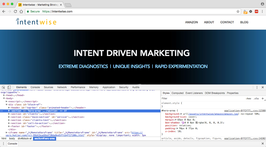chrome developer tools